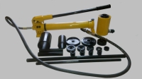 Съёмник гидравлический для выпрессовки и запрессовки сайлентблоков диаметром до  70 мм (с ручным насосом в комплекте)